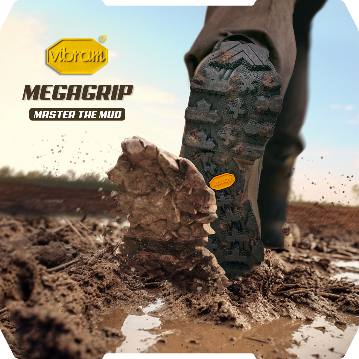 Tehnologii banner Dryhunt Vibram Mega grip